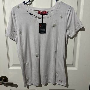 n:PHILANTHROPY grey t-shirt with stars